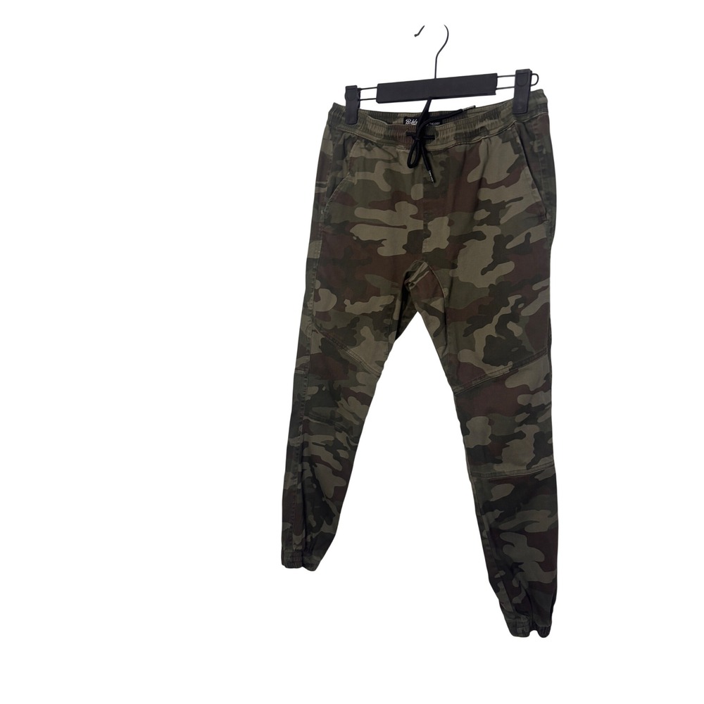 Brooklyn Cloth Mens THE JOGGER S‎ Green Camo Elastic Waist Streetwear Gorpcore